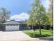 Inviting single-Gathering home featuring a lush green lawn, brick facade, and an attached two-car garage at 13024 E Alaska Pl, Aurora, CO 80012