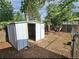 Exterior image of a backyard storage shed with easy yard access at 13024 E Alaska Pl, Aurora, CO 80012