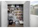 Walk-in pantry with shelving and ample storage space at 11027 Sunshimmer Cir, Parker, CO 80134