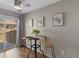 Cozy dining area with access to outdoor patio and natural light at 9676 W Chatfield Ave # B, Littleton, CO 80128