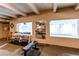 Community fitness center with weight equipment and an indoor pool visible through windows at 1265 Race St # 408, Denver, CO 80206