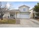 Charming two-story home featuring a covered porch and a two-car garage, perfect for Gathering living at 4865 Gibraltar St, Denver, CO 80249