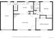 Detailed floor plan showing layout of the main level with kitchen, living room, bedrooms, bathroom, and garage at 9360 Lowell Blvd, Westminster, CO 80031