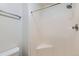 Clean and functional bathroom featuring a shower with seat and a modern shower head at 695 Manhattan Dr # 109, Boulder, CO 80303
