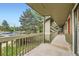 Balcony view with outdoor seating, perfect for relaxing and enjoying the scenery at 695 Manhattan Dr # 109, Boulder, CO 80303