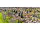 Eye-level capture of home with a golf course in the background, offering an attractive setting at 16 Wedge Way, Littleton, CO 80123