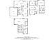 Detailed floor plan featuring kitchen, living, and bedrooms on each floor at 787 Huntington Pl, Highlands Ranch, CO 80126
