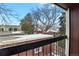 View from a private balcony with neighborhood vistas, offering a tranquil retreat and outdoor enjoyment at 14585 W 32Nd Ave, Golden, CO 80401