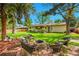 Large backyard with a fire pit and outdoor seating perfect for gatherings and relaxation at 2237 Zinnia St, Golden, CO 80401