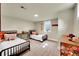 Bedroom with two beds, a built-in desk, and carpet flooring at 2237 Zinnia St, Golden, CO 80401
