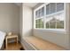 Bedroom featuring a window seat with a view and natural light at 843 Snowberry St, Longmont, CO 80503