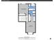 Detailed floorplan showcasing the layout of the primary bedroom, bathrooms, and additional bedroom at 843 Snowberry St, Longmont, CO 80503