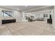 Finished basement boasts plush carpet, recessed lighting, and bright, airy feel at 5290 Silver Hare Ct, Castle Rock, CO 80104