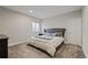 Cozy bedroom with soft carpet, neutral walls, and a comfortable bed at 5290 Silver Hare Ct, Castle Rock, CO 80104