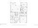 Detailed floor plan showcasing the layout of the home including bedrooms, kitchen, and living areas at 5290 Silver Hare Ct, Castle Rock, CO 80104