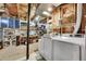 Utility room with washer, dryer, and workspace area, offering functionality and potential for storage at 1711 Cato Cir # 21, Lafayette, CO 80026