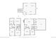 Multi-level floor plan including a main level, basement, and second floor at 4600 W Princeton Ave, Denver, CO 80236