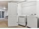 Convenient laundry room with washer and dryer hookups and ample space at 409 Terry St # D, Longmont, CO 80501