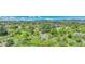 Scenic aerial view of a community surrounded by lush greenery and a stream running through at 8032 Lee Ct, Arvada, CO 80005