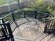 Backyard deck with unique design, offering ample space for outdoor relaxation and entertaining at 12452 W Dumbarton Pl, Morrison, CO 80465