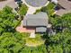 Overhead view of a home surrounded by lush greenery, showcasing its spacious layout at 9025 Jellison Ct, Broomfield, CO 80021