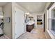 Large bathroom with double vanity, bright lighting, and tile flooring at 7888 E 139Th Pl, Brighton, CO 80602