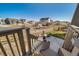 Spacious backyard featuring a patio area, seating, and a fenced yard at 1087 E Hopkins Dr, Elizabeth, CO 80107