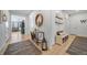 Welcoming foyer with light wood floors, stylish decor, and plenty of natural light at 1087 E Hopkins Dr, Elizabeth, CO 80107