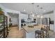 Modern kitchen featuring granite countertops and stainless-steel appliances at 1087 E Hopkins Dr, Elizabeth, CO 80107