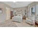 Inviting main bedroom with a closet, comfortable seating and good natural light at 2932 Eagle Wing Way, Castle Rock, CO 80109