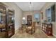 Inviting office space with neutral walls, wood floors and sophisticated furnishings at 2932 Eagle Wing Way, Castle Rock, CO 80109