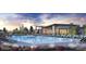 Resort-style pool with plenty of lounge chairs at 4874 Coal Bank Dr, Castle Rock, CO 80104