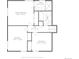 Detailed floor plan featuring the layout of the Primary bedroom, bedrooms, and bathrooms on the upper level at 6439 E Maplewood Ave, Centennial, CO 80111
