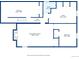 Detailed basement floor plan showcasing recreation room, utility room, storage and bathroom at 2957 S York St, Denver, CO 80210