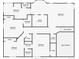 Detailed floor plan of the upper floor, highlighting the layout of the bedrooms and bathrooms at 580 Crossing Cir, Castle Pines, CO 80108