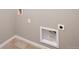 The laundry room is ready for a washer and dryer at 18336 Prince Hill Cir, Parker, CO 80134