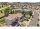 Aerial view of home showcasing its position in a vibrant neighborhood at 2354 Cactus Bloom Ct, Castle Rock, CO 80109