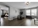 Dining area with lots of natural light, hardwood floors, and neutral walls at 2354 Cactus Bloom Ct, Castle Rock, CO 80109