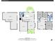 Complete floorplan displaying all three floors: basement, main living area, and bedrooms at 2354 Cactus Bloom Ct, Castle Rock, CO 80109