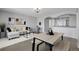 Open floor plan showing living room, dining area and kitchen at 2354 Cactus Bloom Ct, Castle Rock, CO 80109