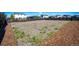 Large backyard featuring a gravel area surrounded by mulch, offering a blank canvas for landscaping at 129 S Waterloo St, Aurora, CO 80018
