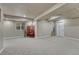 Finished basement with neutral decor featuring carpet, windows, and elegant furniture at 3434 Fantasy Pl, Castle Rock, CO 80109