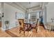 Formal dining room with chandelier, and trey ceiling detail at 3434 Fantasy Pl, Castle Rock, CO 80109