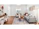 Cozy living room featuring modern decor and a comfortable seating area at 1061 Adams St, Denver, CO 80206