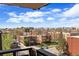 Balcony view featuring scenic city views of surrounding neighborhood buildings and distant mountains at 1233 N Ogden St # 610, Denver, CO 80218
