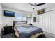 Bedroom features ample natural light, ceiling fan, and a spacious closet for optimal storage at 1233 N Ogden St # 610, Denver, CO 80218