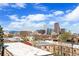 Fantastic skyline view featuring Denver's downtown buildings and the surrounding neighborhoods at 1233 N Ogden St # 610, Denver, CO 80218