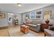 Comfortable living room with natural light, hardwood floors, and stylish decor at 403 Anderson St, Castle Rock, CO 80104