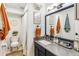 Stylish bathroom featuring modern fixtures, a sleek vanity, and decorative accents at 1833 N Williams St # 201, Denver, CO 80218
