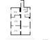 Basement level floorplan includes a bedroom, laundry, bathroom, storage, rec room and office at 5103 Quitman St, Denver, CO 80212